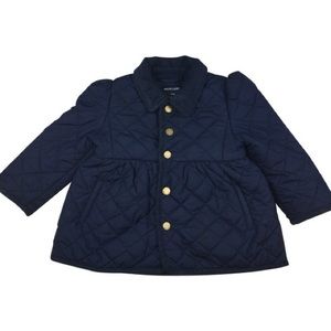 Polo Ralph Lauren Navy Quilted Jacket Toddler